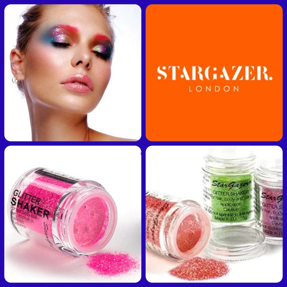 Stargazer Loose Face Hair Nail Body Eye Glitter Shaker Festival Party Make Up - Image 1 of 3