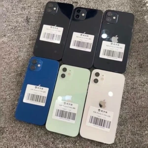 90%N EW Apple iPhone 12 - 64/ 128 /256 GB - Odblokowany identyfikator twarzy - Bardzo dobry - Zdjęcie 1 z 16