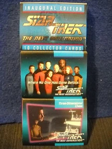 1992 Star Trek the Next Generation Inaugural Base set (120) w/ Wrapper - Picture 1 of 3