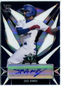 JOSE RAMOS 2021 Leaf Valiant BLUE REFRACTOR AUTO /75 - Picture 1 of 2