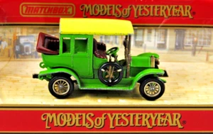 Matchbox of Yesteryear No: Y-3 2nd Issue 1910 BENZ LIMOUSINE in Lime GREEN Color - Picture 1 of 11