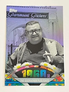 2011 Topps American Pie 1970's Foil #99 - Mario Puzo - The Godfather Published - Picture 1 of 2