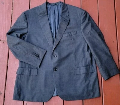 Current Oxxford одежды супер 130s Capitol N2 Куртка Пальто размер 46R уголь серый - Изображение 1 из 4