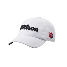 Wilson Staff Pro Tour Junior Golf Hat - Ajustable Junior Golf Hat - WHITE