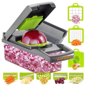 Vegetable Chopper, Pro Onion Chopper, Multifunctional 13 in 1 Food Choppe - Picture 1 of 4