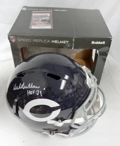 NFL National Football League Signed Replica Helmet Autographed Dick Butkus JSA - Picture 1 of 20