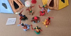 Timpo Indianerlager mit sechs Indianern ( 157 ) - Bild 1 von 2