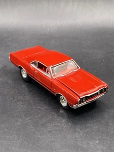Johnny Lightning ‘67 Olds Cutlass 442 Red Real Riders Popular Hot Rodding Toy - Picture 1 of 7