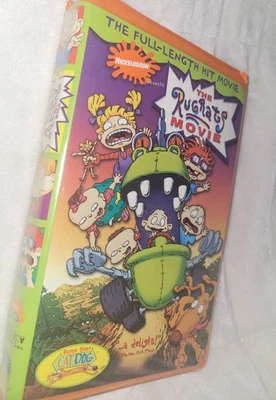 The Rugrats Movie (VHS, 1998, Nickelodeon) Orange Clamshell  - Image 1 of 4
