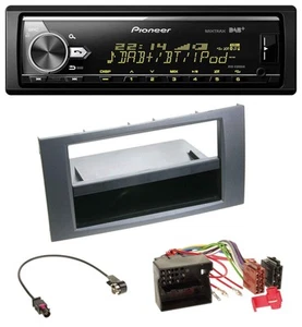 Pioneer Bluetooth USB DAB MP3 Autoradio für Ford Fiesta Focus 04-08 anthrazit - Bild 1 von 7