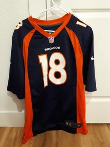 Camiseta deportiva de los Denver Broncos Peyton Manning Nike para hombre L cosida NFL buen estado - Imagen 1 de 11