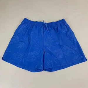 RAYA SUN Stretch Swim Style Shorts W/ Flower Design Women's 1X Blue/Gray - Picture 1 of 10