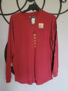 Ariat Men's Rebar Cotton Strong Graphic Brick Red T-Shirt 10046616 - Picture 1 of 2