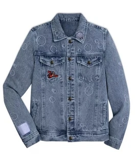 NEW Disney Cake Worthy Ariel Little Mermaid Womens Denim Jacket Size 2X - Picture 1 of 11