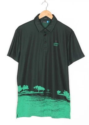 J.LINDEBERG NASH TX JAGUARD Golf Polo Shirt Men Size L Regular Fit Short Sleeve - Image 1 of 4