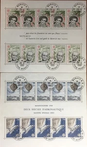 Monaco 1980/83 Europa Ersttagsausgabe Kleinbogen postfrisch - Bild 1 von 1