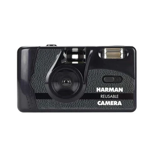 Ilford Harman Reusable 35mm Film Camera with 2 Film Rolls Black Electronics - Picture 1 of 2