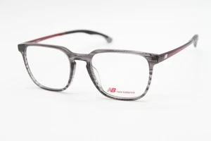 NEW NEW BALANCE NB4115-3 GREY RED BLACK AUTHENTIC EYEGLASSES 54-20 - Picture 1 of 4