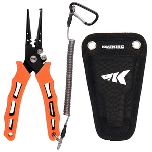 KastKing Cutthroat 7 inch Fishing Pliers 420 Stainless Steel Fishing Tools - Picture 1 of 7