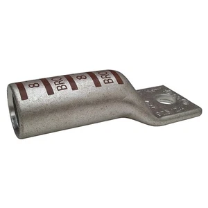 GRAINGER APPROVED 24D011 OneHoleLugCmprsnConn,Long,Brown,87 24D011 - Picture 1 of 1