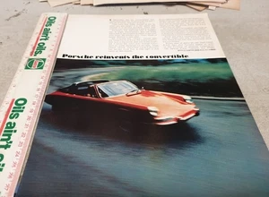 1968 ? PORSCHE 911 TARGA  Original Sales Advert  - Picture 1 of 1