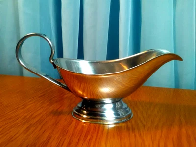 MEPRA Salsiera "Aladino" Acciaio Inox 18/10, Made in Italy Vintage - Immagine 1 di 4