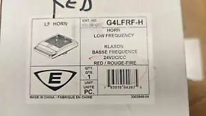 EDWARDS G4LFRF-H Low-Frequency Horn - New in Box - Picture 1 of 2