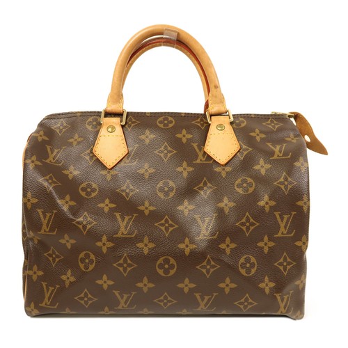 LOUIS VUITTON（LV） Borsa a mano Louis Vuitton LV GHW Speedy 30 borsa Boston M41526 monogramma marrone