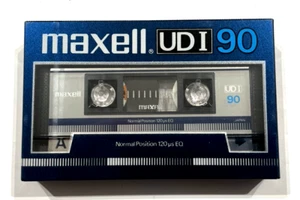 MAXELL UD I 90 casete de audio cinta en blanco sellado Hecho en Japón Tipo I versión Japón - Imagen 1 de 2