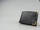 Hardy Amies Black Leather Bifold Wallet (75mm x 100mm) *New in Box* - 859