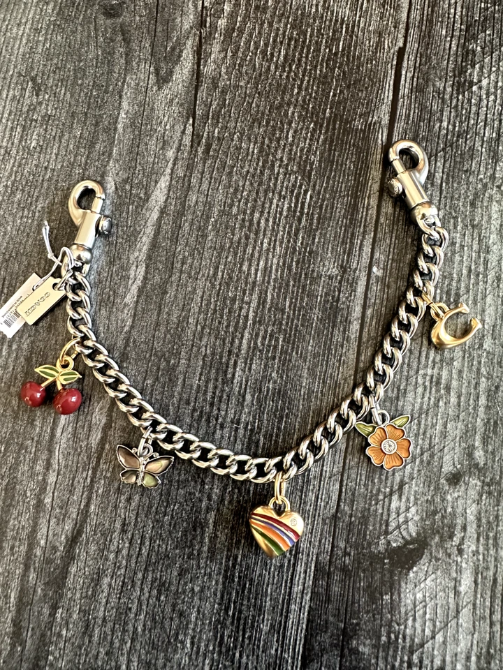 Cadena de extensión Coach Motif con dijes limitados Foto 1 de 4