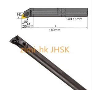 5/8 Brand new S16Q-MWLNR08 16×180mm Lathe Turning Tool Boring Bar Holder - Picture 1 of 6