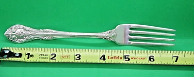 Horquilla Gorham King Edward 7 1/8 pulgadas... 50,4 gramos Foto 1 de 4