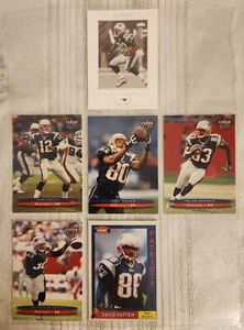 Patriots 6 card lot 2003 NFL Fleer Card NM Plastic Sheet Tom Brady Troy Brown A1 - Picture 1 of 8