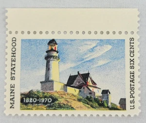 U.S. Postage ~ Maine Statehood ~ 6 ¢ Francobollo ~ Pubblicato ~ 1970 ~ Q94 - Foto 1 di 6