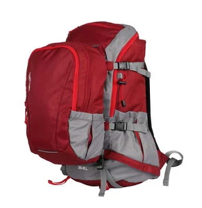2-In-1 Family Pack, Zaino da Escursionismo 35 Litri con Daypack Staccabile 15 Litri, Rosso - Foto 1 di 12