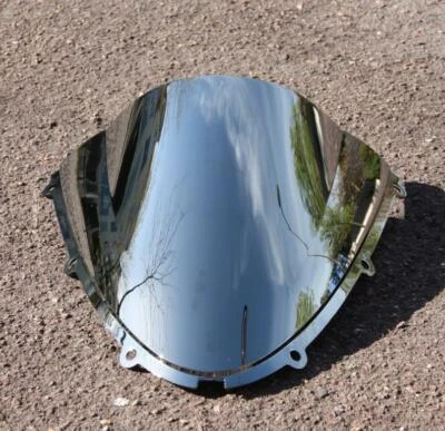 Bulle Saut Di Vento Racing Kawasaki ZX6R 2005 2006 2007 2008 ZX10R Cromo Argento - Immagine 1 di 2