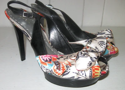 Zapatos de tacón de aguja multicolor BCBGIRLS para mujer talla 6,5B Foto 1 de 4