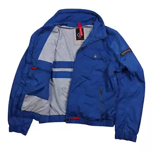 Chaqueta cortavientos Bogner Fire Ice azul para hombre informal de diseñador de lujo L - Imagen 1 de 15