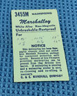 Marshalloy 3455M Mainspring. (5.5 X 10.25 X 13). New Old Stock