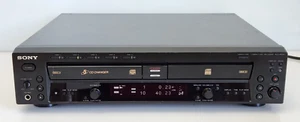 Reproductor de CD de disco Sony RCD-W500C 5+1, sin control remoto, probado funcionando - Imagen 1 de 9