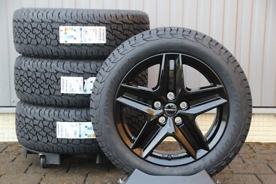 VW Bus T5 T6 6.1 Satz Räder Alufelgen Borbet schwarz BF Goodrich Off Road Reifen - Bild 1 von 4