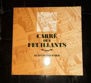 Vintage Restaurant Menu CARRE DES FEULLANTS Paris ALAIN DU TOURNIER chef signed - Picture 1 of 4