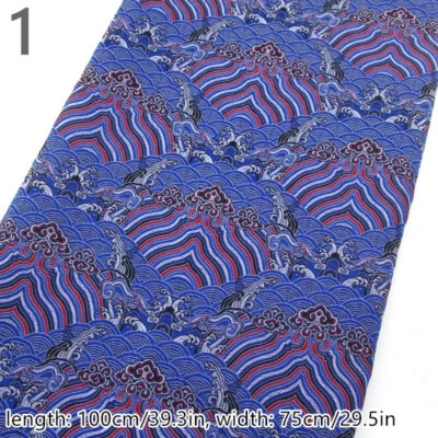 1 Meter Brocade Fabric Damask Cloth Costume Cheongsam Bag DIY Crafts Sew Vintage - Image 1 of 4