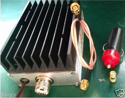 400MHz-470MHz 25W UHF Ham Radio Power Amplifier For Interphone Car Radio - Image 1 of 4