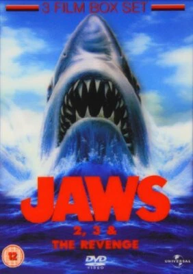 3 Film Box Set: Jaws 2-4 (Lenticular) [DVD] - DVD  3KVG The Cheap Fast Free Post - Image 1 of 2