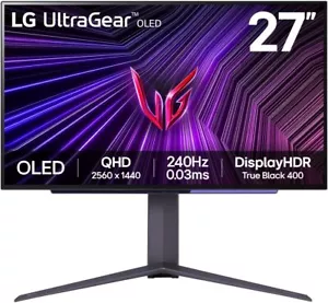 LG 27 Gaming Monitor OLED Monitor UltraGear Display Port HDMI Schwarz 240Hz 0,03ms - Bild 1 von 24