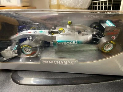 Minichamps 1/18 Mercedes GP Showcar 2011 Nico Rosberg *1008 Pieces* - Image 1 of 4