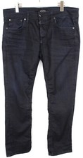 JACK & JONES Regular Fit / Clark Jeans Men's W34/L32 Button Fly Whiskers Logo