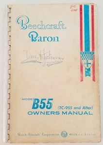 Beechcraft Baron B55 Owners Manual (TC-955 and After) 1965 Issue - Picture 1 of 4